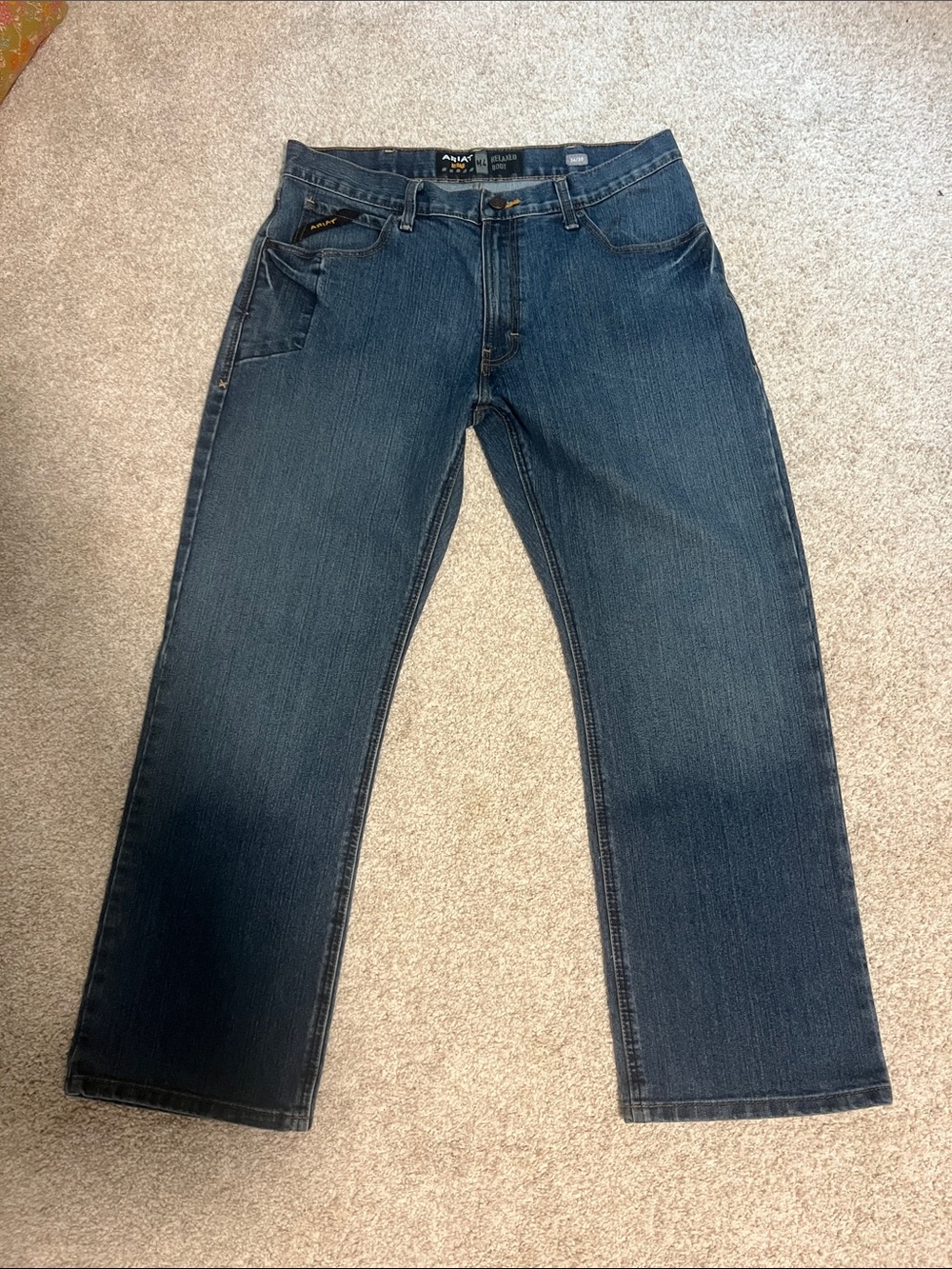 Ariat Dark Blue Bootcut Men’s Jeans - Picture 7 of 7